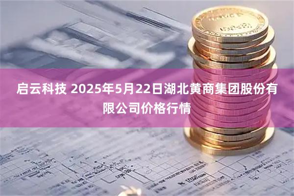 启云科技 2025年5月22日湖北黄商集团股份有限公司价格行情